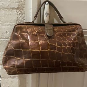 Vintage Lord and Taylor, all leather handbag